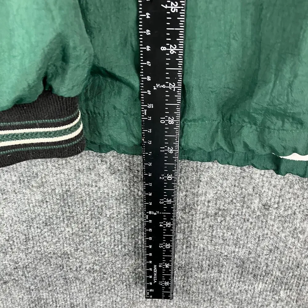 Champion Jacket‎ Mens XL Green V-Neck Pullover Windbreaker Northwest Missouri